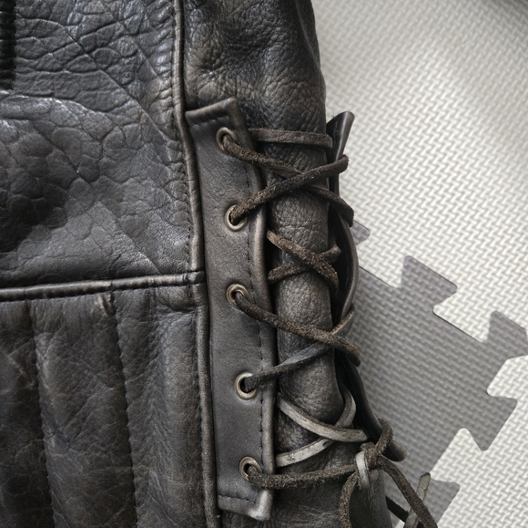 Mens Fox Creek Leather Jacket - Picture 4 of 6